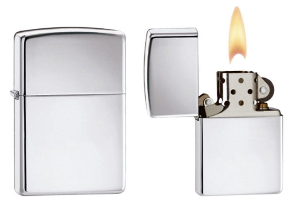 Zippo Classic High Polish Chrome Lighter #250