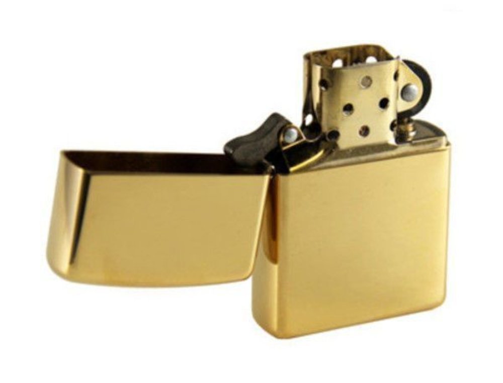 Zippo Classic High Polish Brass Lighter #254B