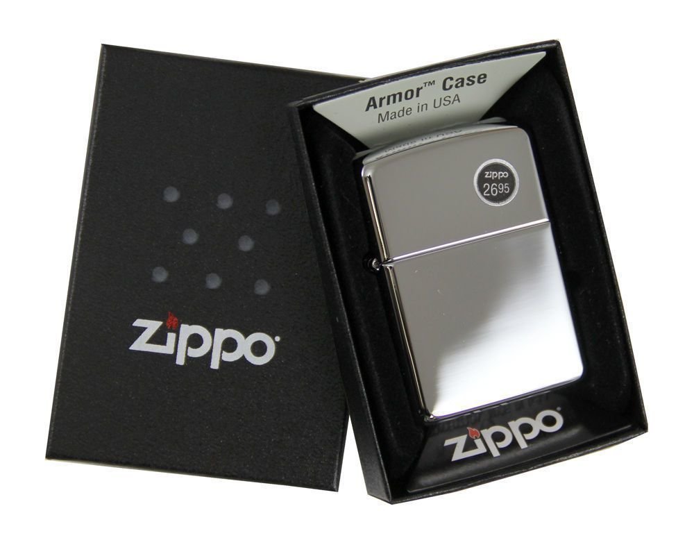Zippo Armor High Polish Chrome Lighter #167