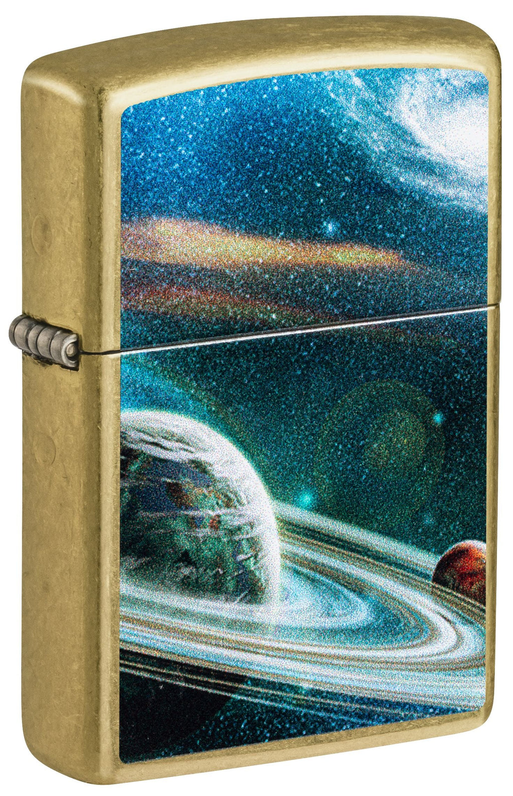Zippo Space Planet Galaxy Art, Street Brass Lighter #47183