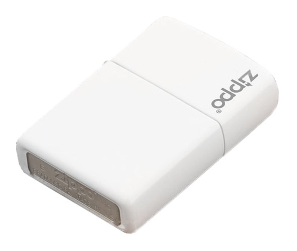 Zippo Classic White Matte with Logo, Lighter #214ZL