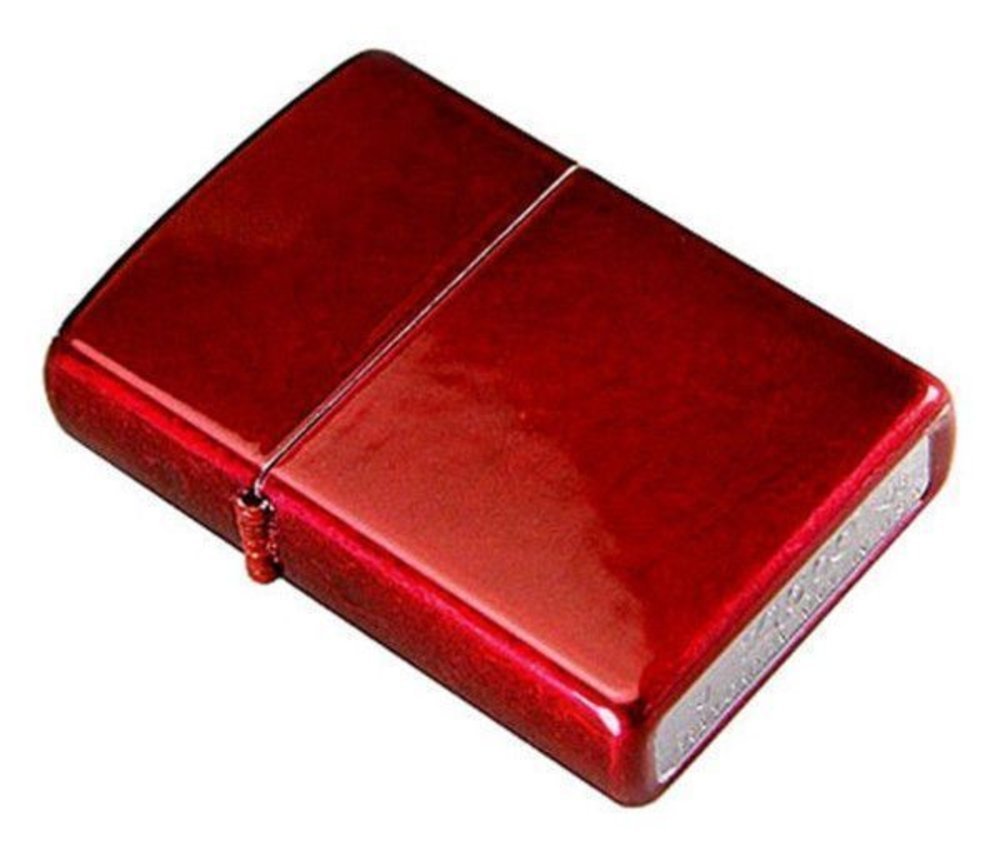 Zippo Translucent Coating, Candy Apple Red Lighter #21063