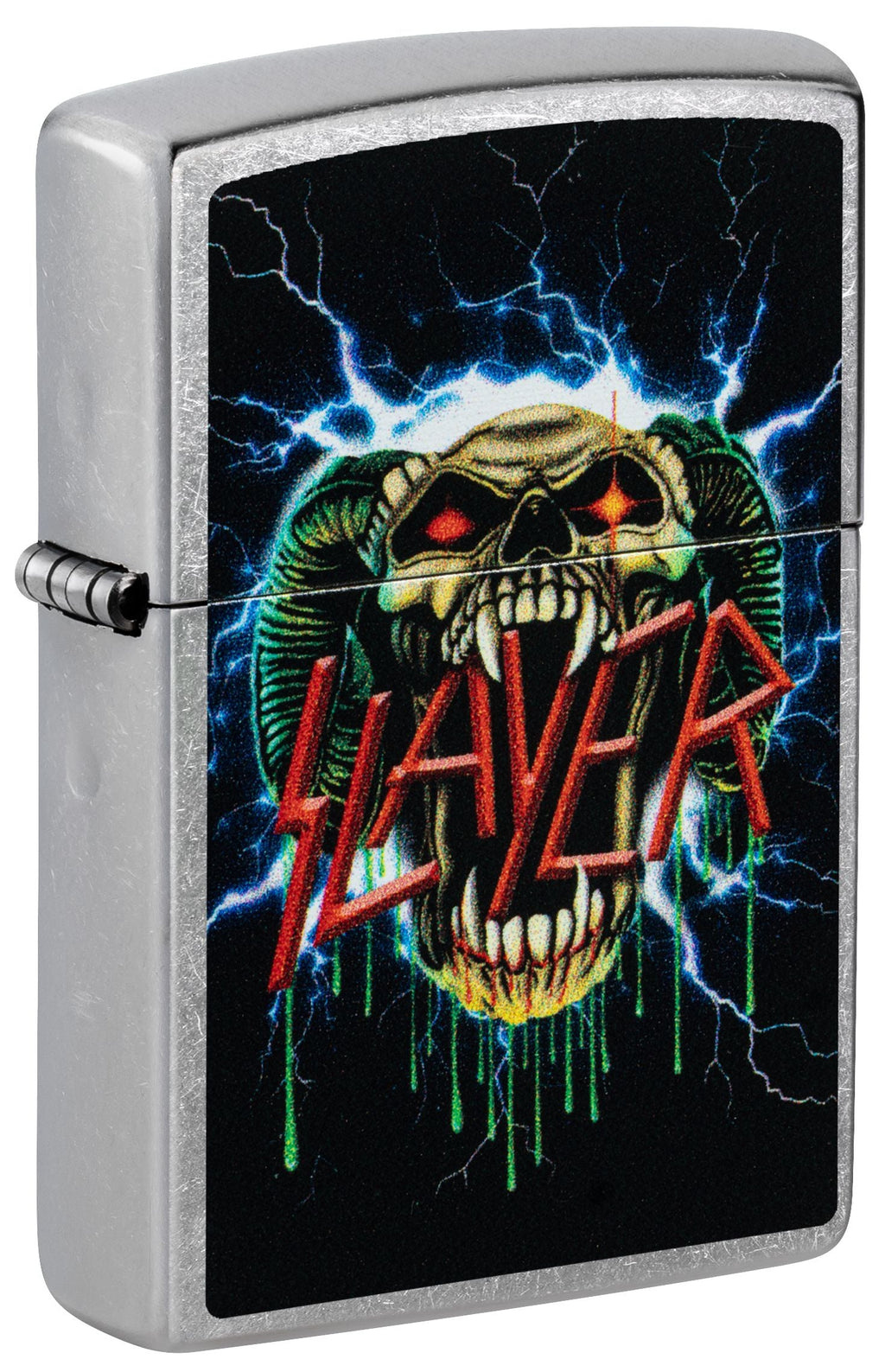 Zippo Slayer Rock Band, Street Chrome Lighter #47222