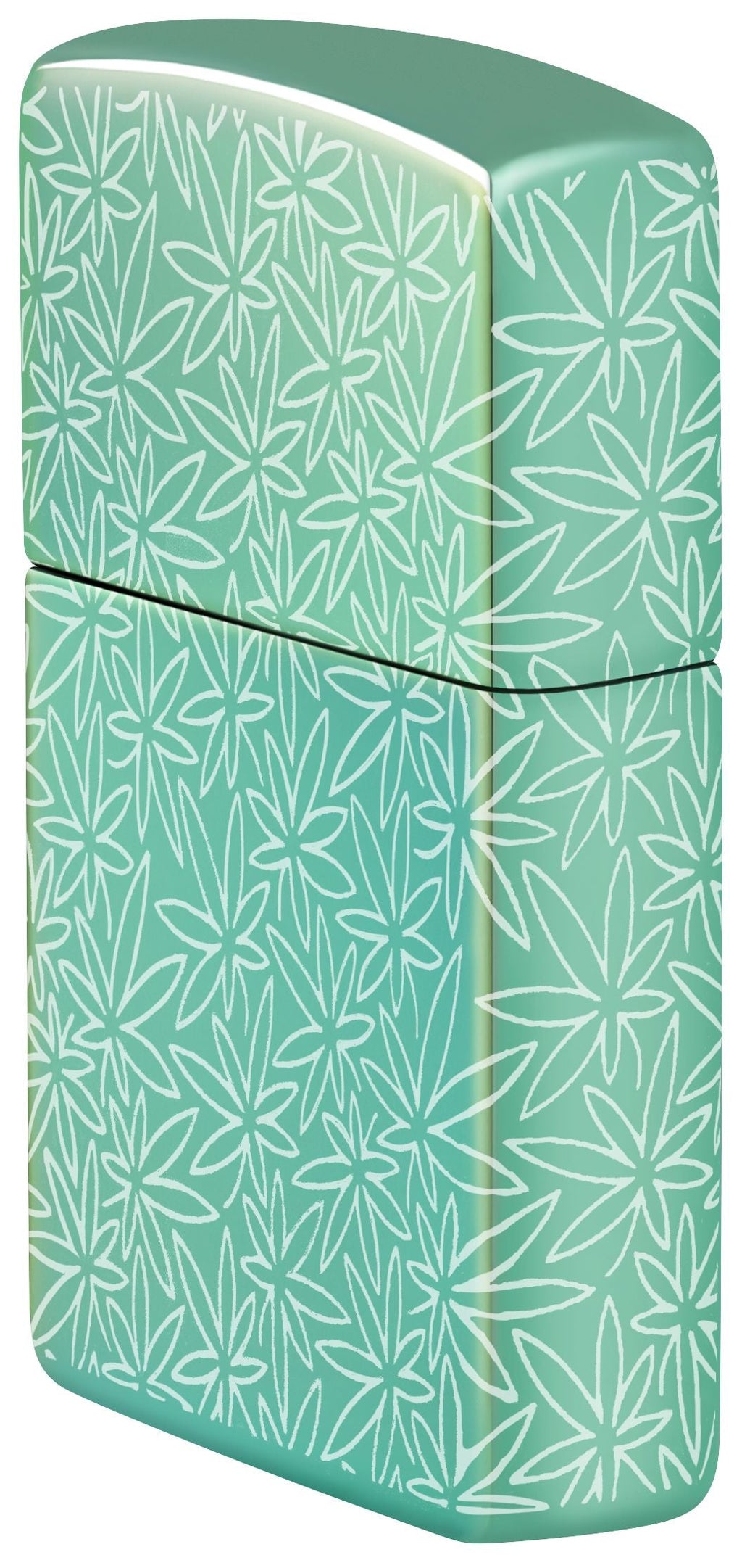 Zippo Cannabis 360°, High Polish Green Lighter #46294