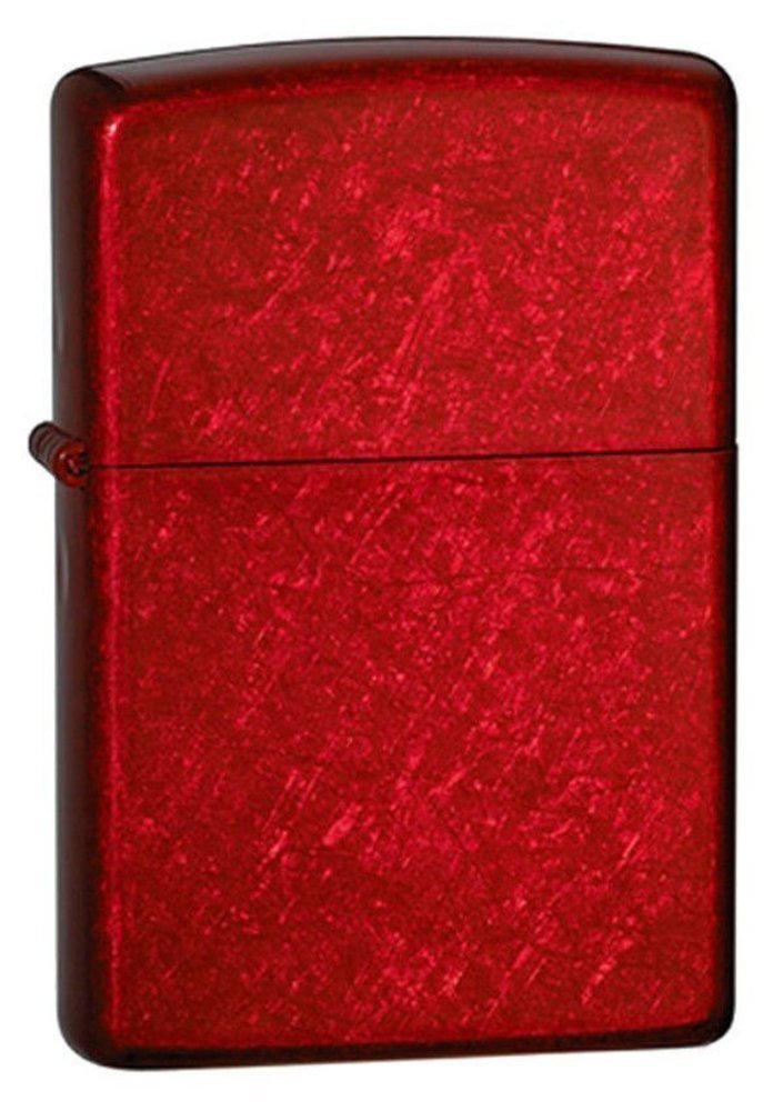 Zippo Translucent Coating, Candy Apple Red Lighter #21063
