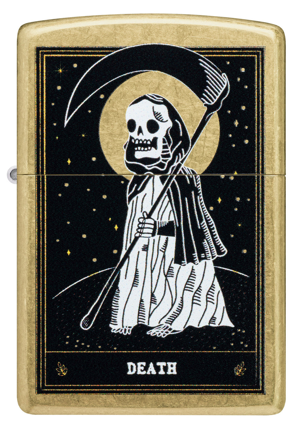 Zippo Death Card, Street Brass Lighter #46722