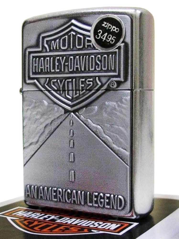 Zippo Harley-Davidson American Legend Emblem, Street Chrome Lighter #20229