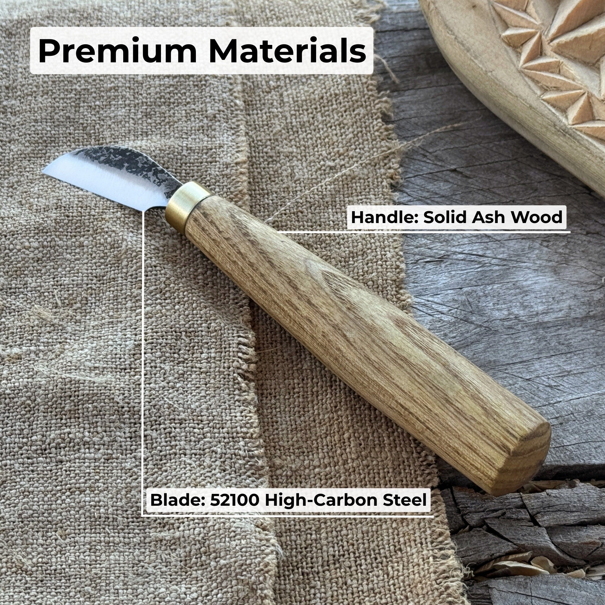 Chip Carving Knife, blade 3 cm (1.2 inches)
