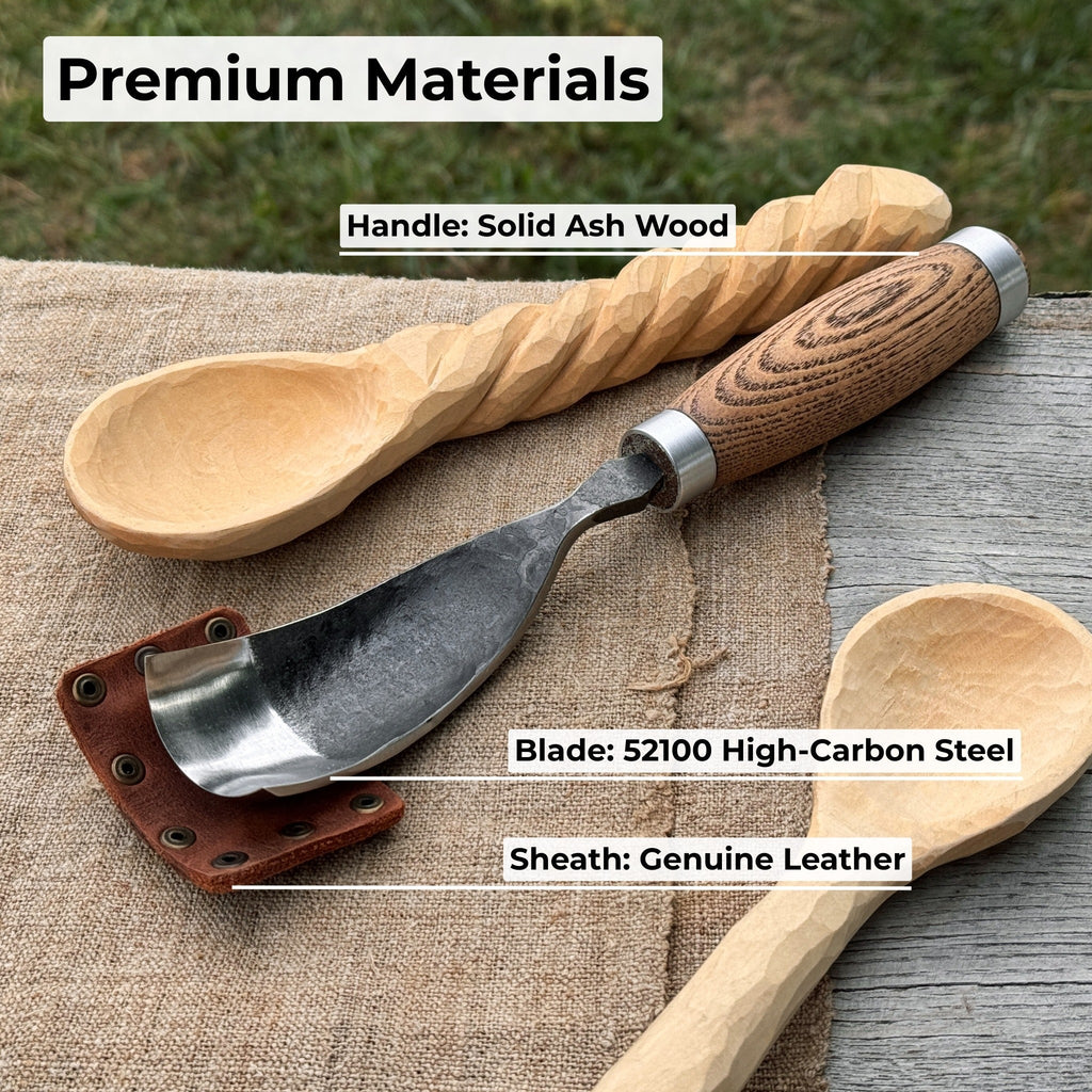Curved Bowl Gouge, 10 - 45 mm (0.4 - 1.8 inches)
