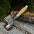 Curved Bowl Gouge Sharky Forged Steel Tools - wood carving tool | Relic & Reel