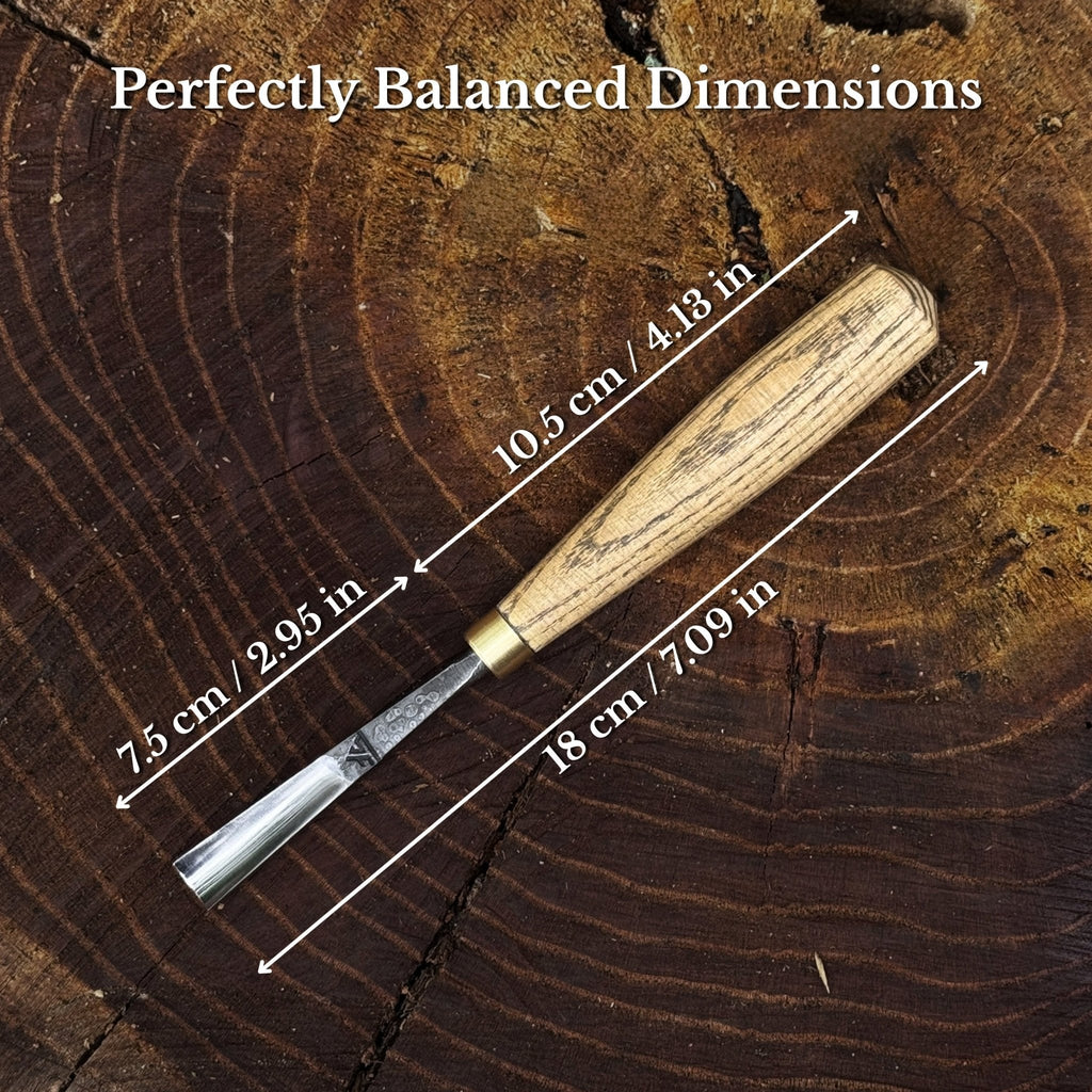 Curved Detail Carving Gouge – 12 mm (0.47 inches)