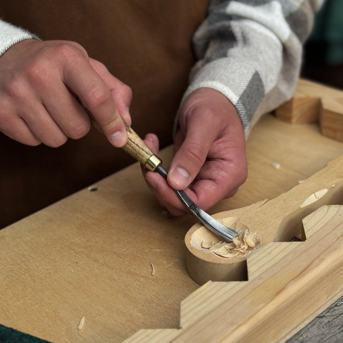 Curved Detail Carving Gouge – 12 mm (0.47 inches)