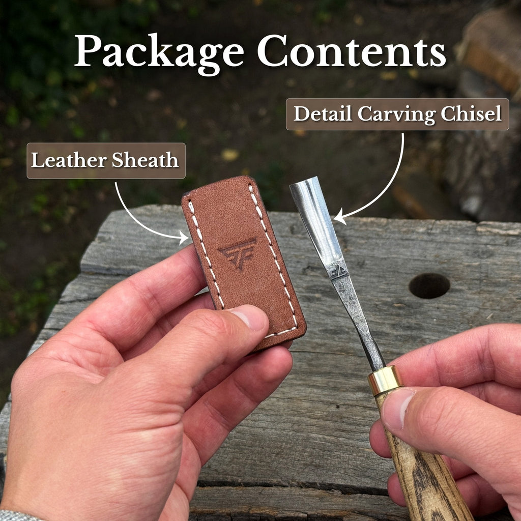 Curved Detail Carving Gouge – 12 mm (0.47 inches)