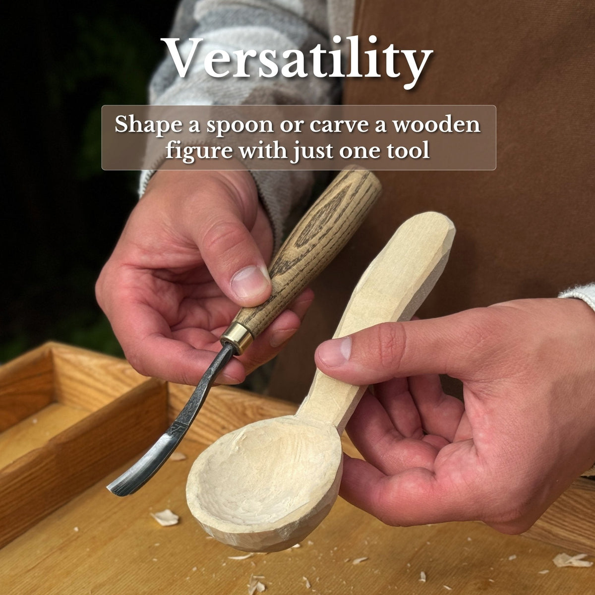 Curved Detail Carving Gouge – 12 mm (0.47 inches)
