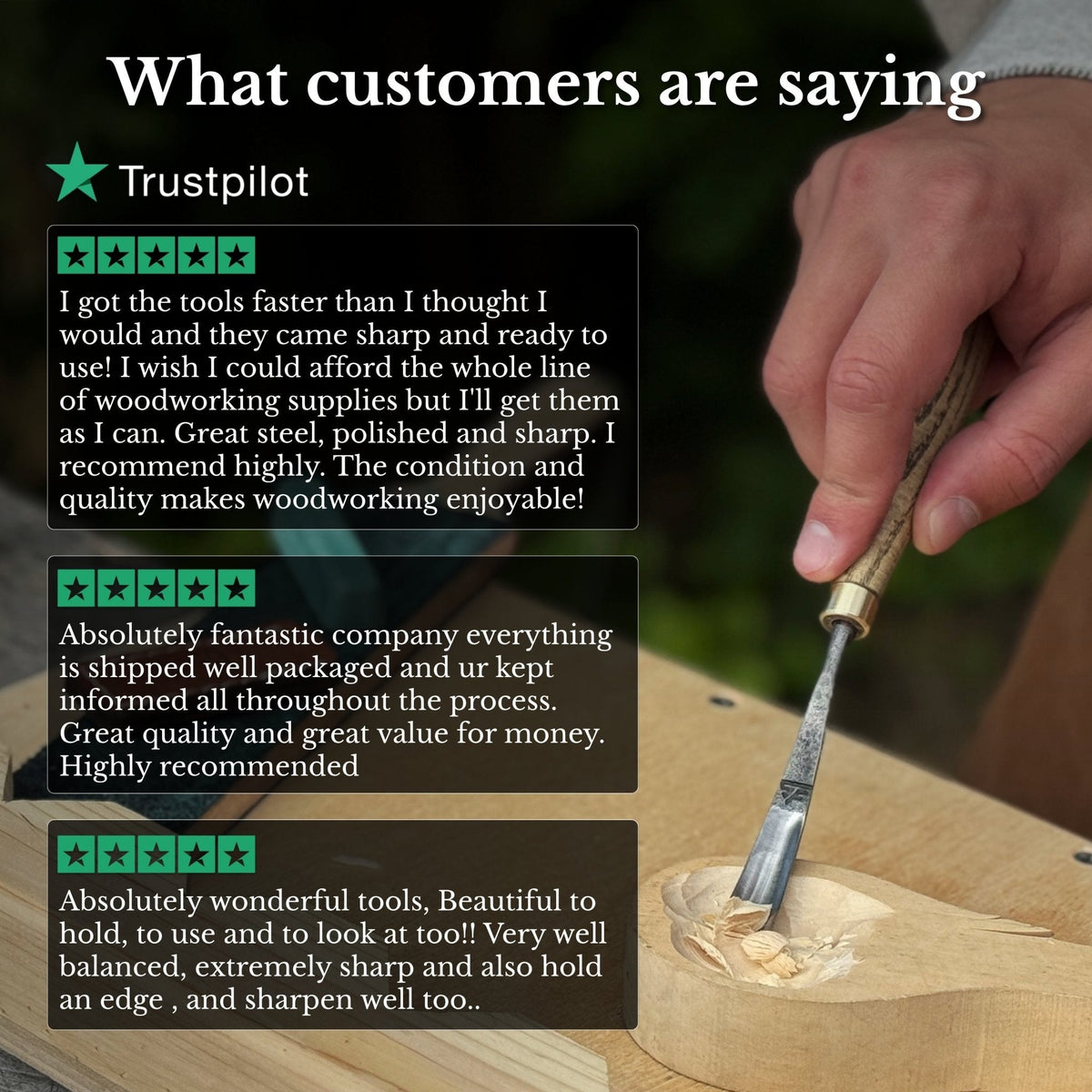 Curved Detail Carving Gouge – 12 mm (0.47 inches)