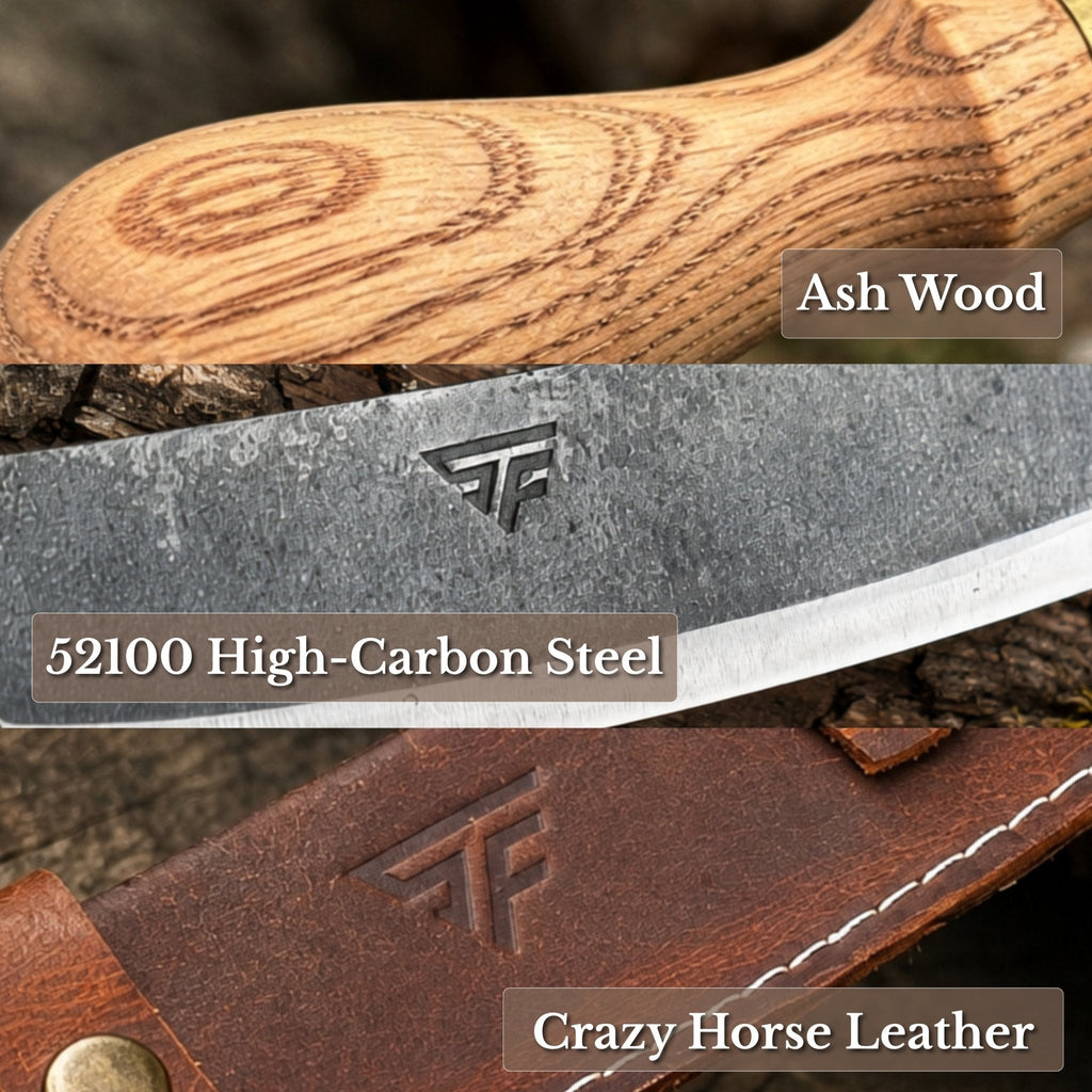 Curved Draw Knife (Push/Pull Shave), 14.5 cm (5.7 inch) Cutting Edge