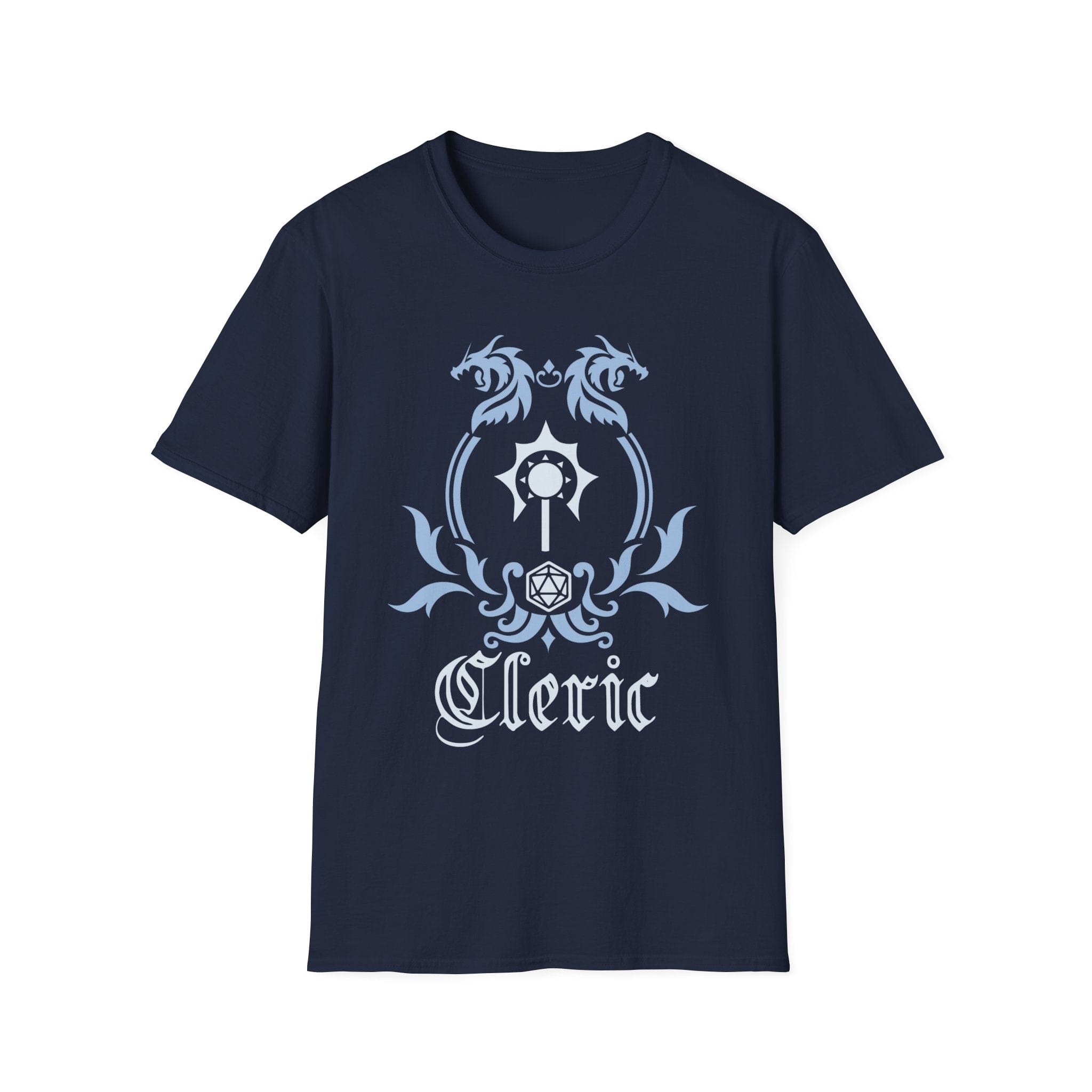 D&D Cleric Class Simple Emblem T-Shirt