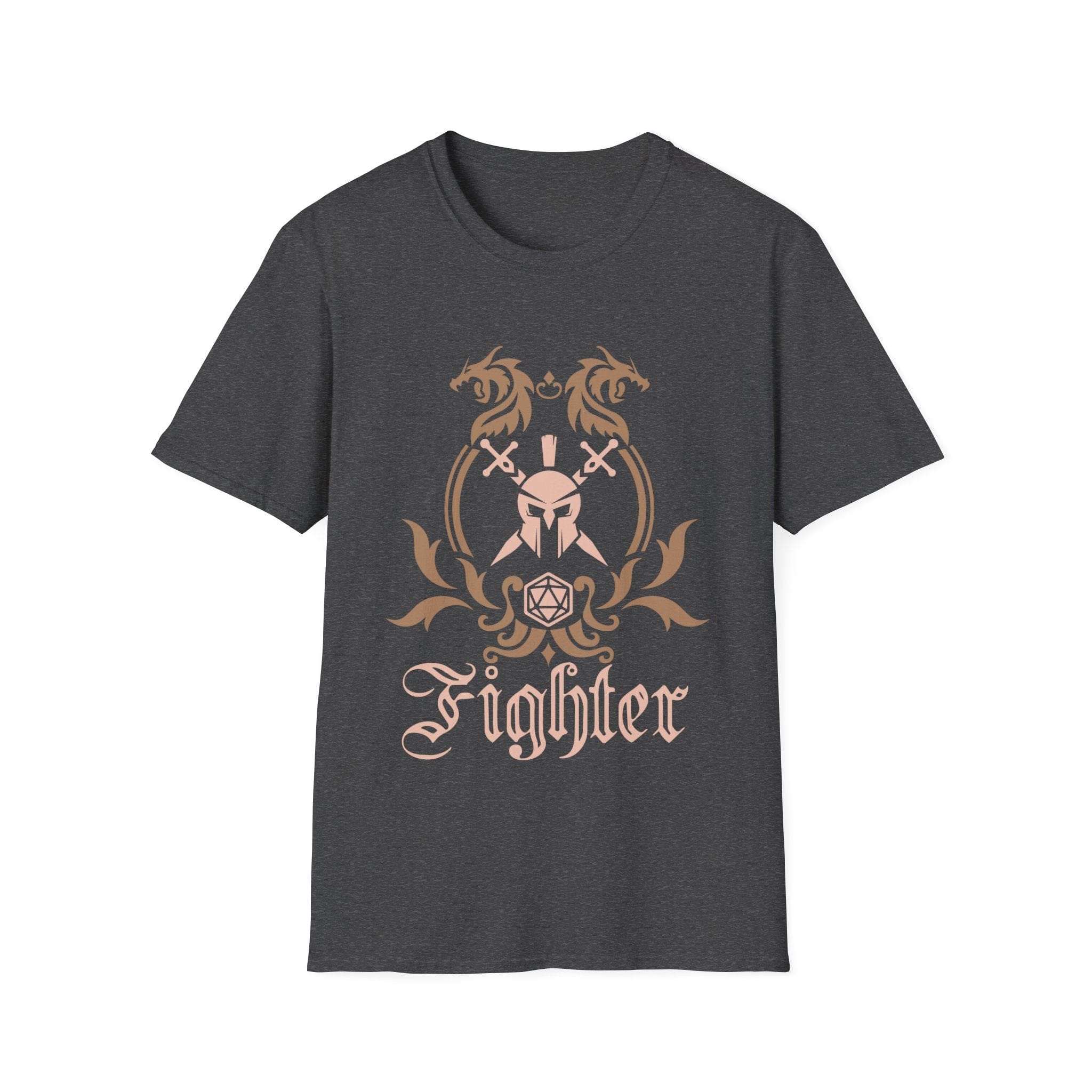 D&D Fighter Class Simple Emblem T-Shirt