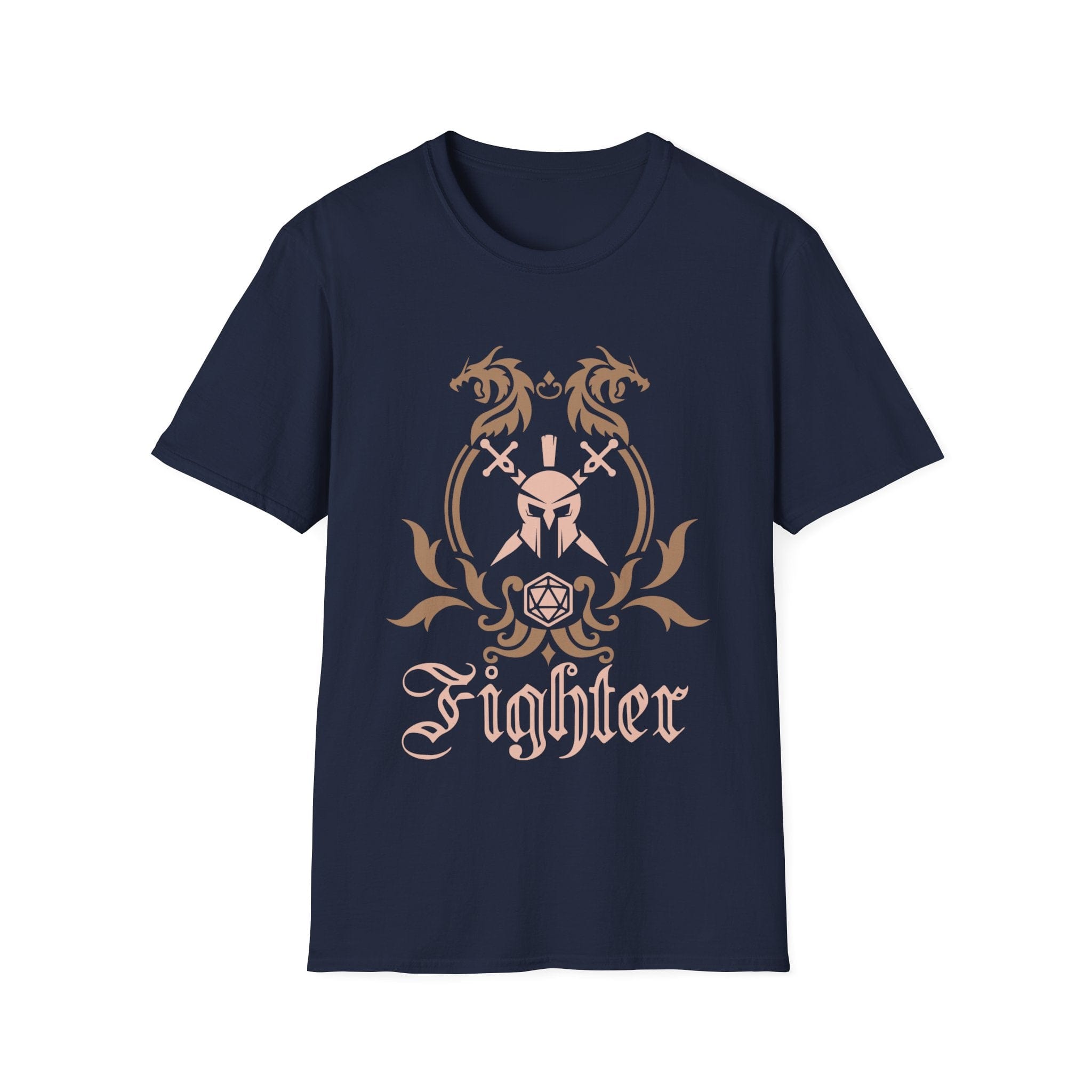 D&D Fighter Class Simple Emblem T-Shirt