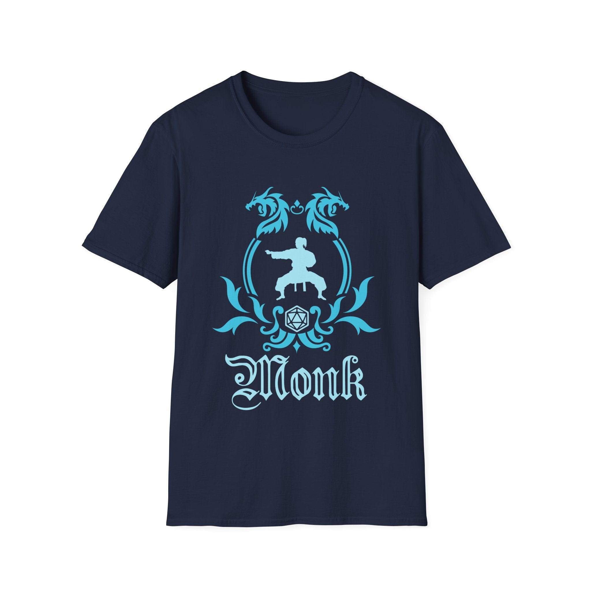 D&D Monk Class Simple Emblem T-Shirt