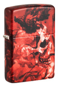 Zippo Horror Skull Matte, 540° Color Lighter #48772