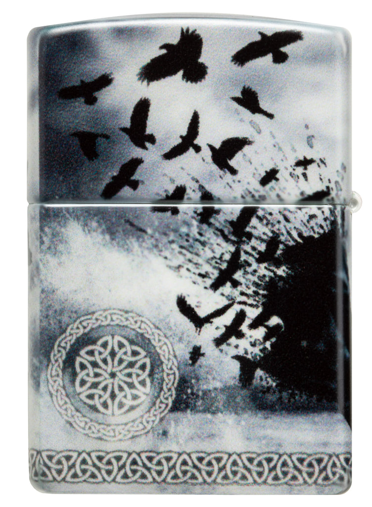 Zippo Mazzi Gothic Lady Ravens, 540° Color Lighter #48969