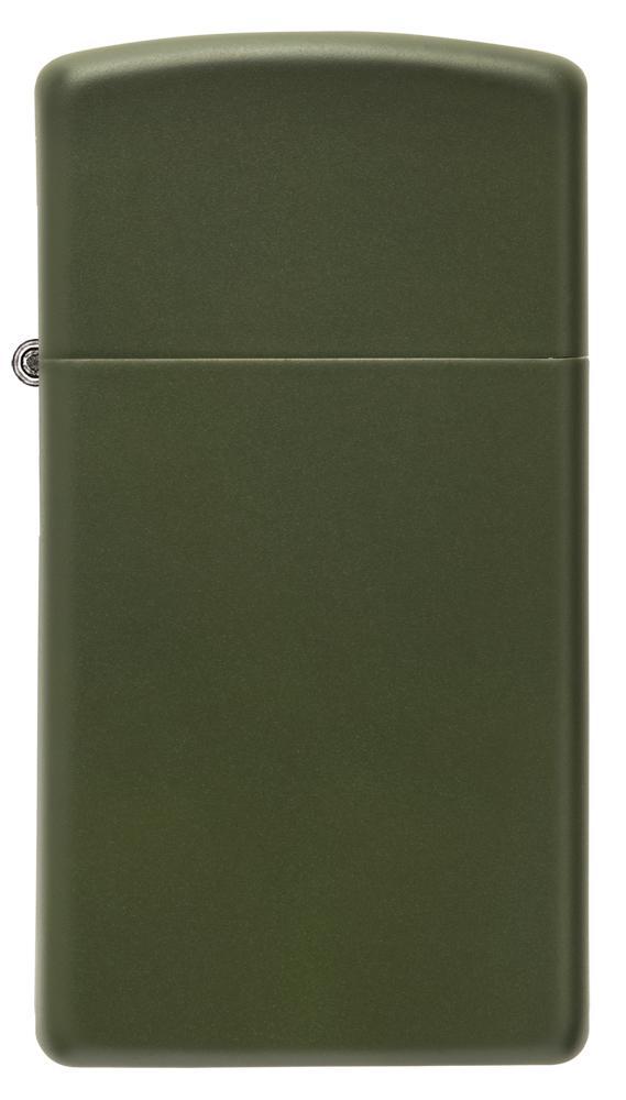 Zippo Slim Green Matte Lighter #1627