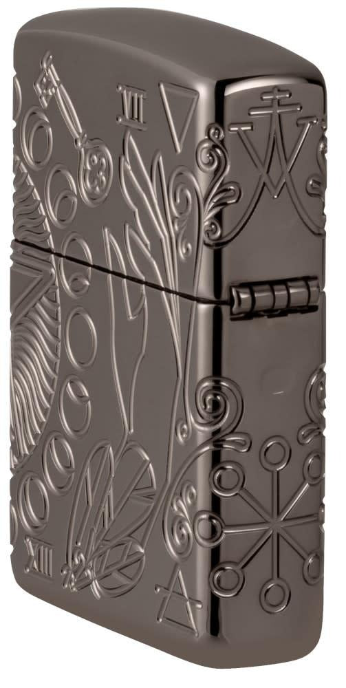 Zippo Armor 360° MultiCut Wicca, Black Ice Lighter #49689
