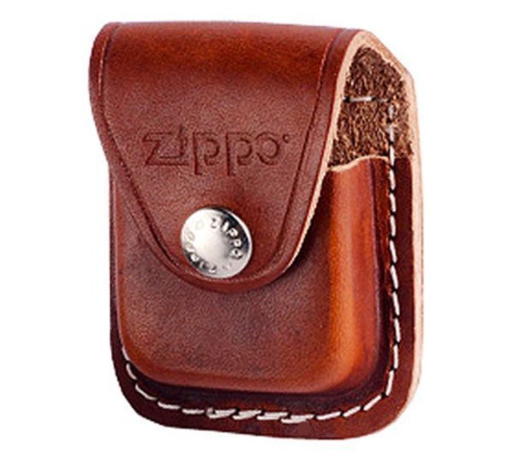 Zippo Leather Pouch, Leather With Belt Loop, For Windproof Lighters #LPLB