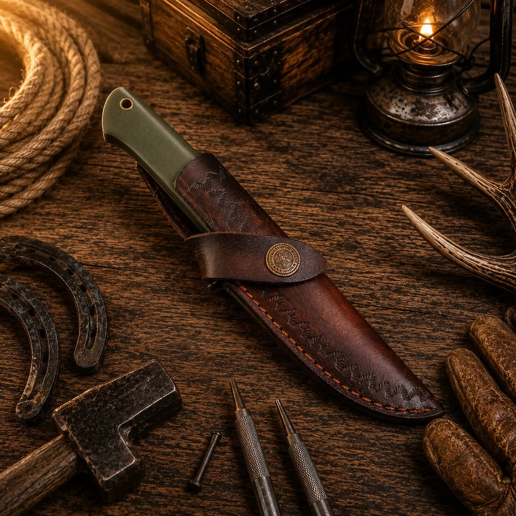 Full Tang Loveless Hunting Knife D2 Steel Micarta Handle