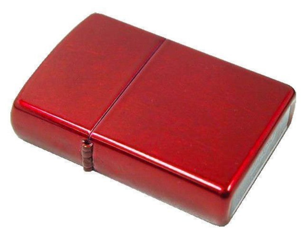 Zippo Translucent Coating, Candy Apple Red Lighter #21063