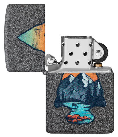 Zippo Mountain, Iron Stone Lighter #46007