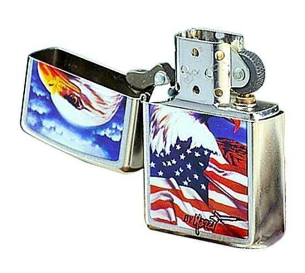 Zippo Claudio Mazzi Freedom Watch, Street Chrome Lighter #24764