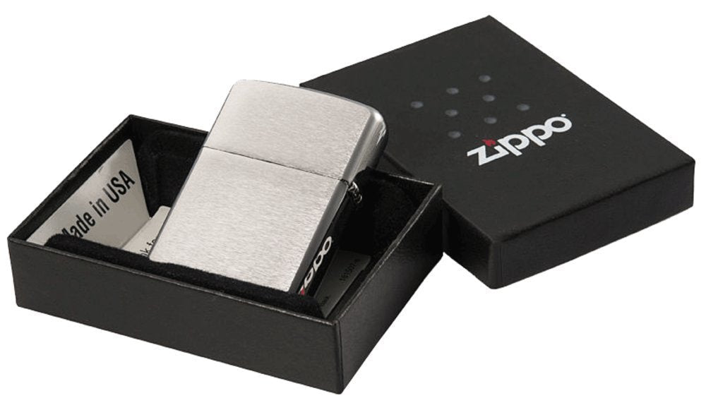 Zippo Armor Brushed Chrome Lighter #162