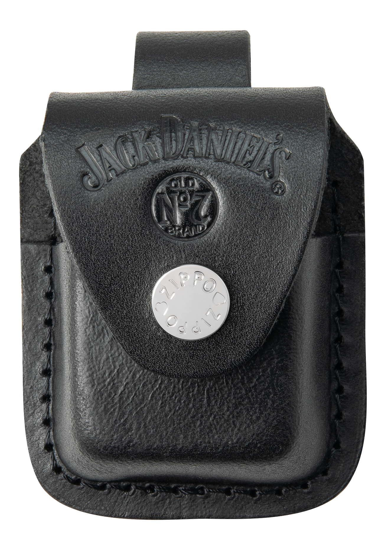 Zippo Jack Daniels Black Matte and Pouch Gift Set #48460