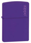 Zippo Classic Purple Matte with Logo, Lighter #237ZL
