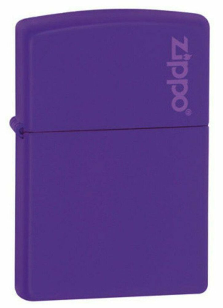 Zippo Classic Purple Matte with Logo, Lighter #237ZL