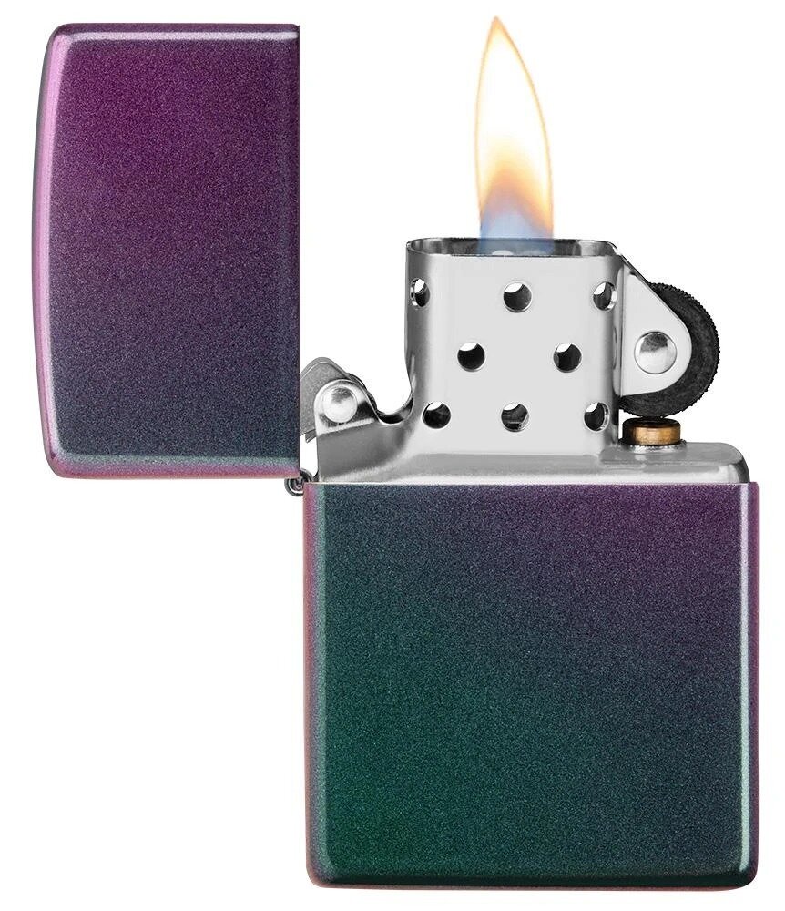 Zippo Violet Satin, Iridescent Lighter #49146