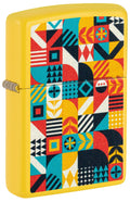 Zippo Geometric Pattern, Sunflower Yellow Lighter #46586