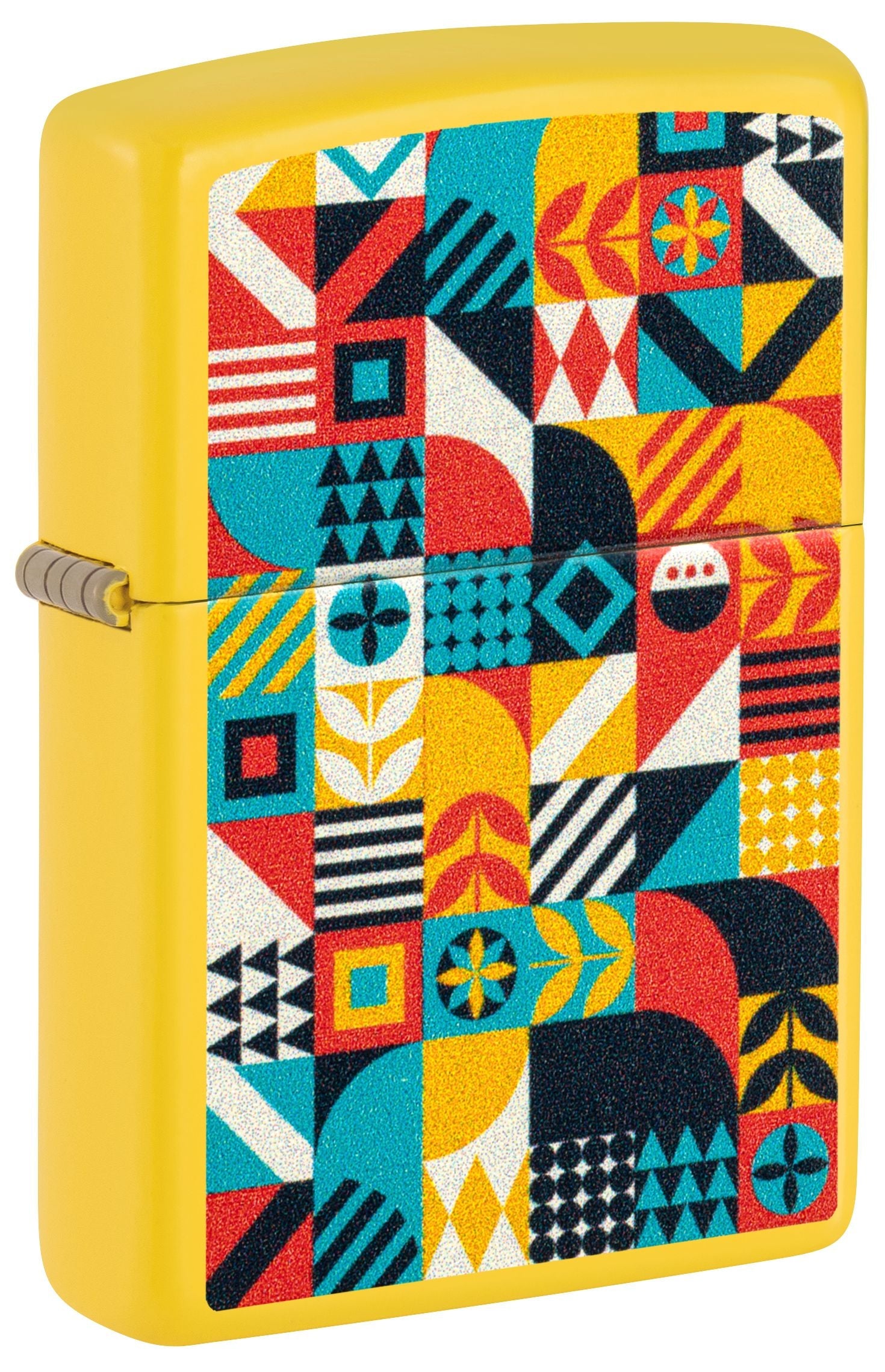 Zippo Geometric Pattern, Sunflower Yellow Lighter #46586