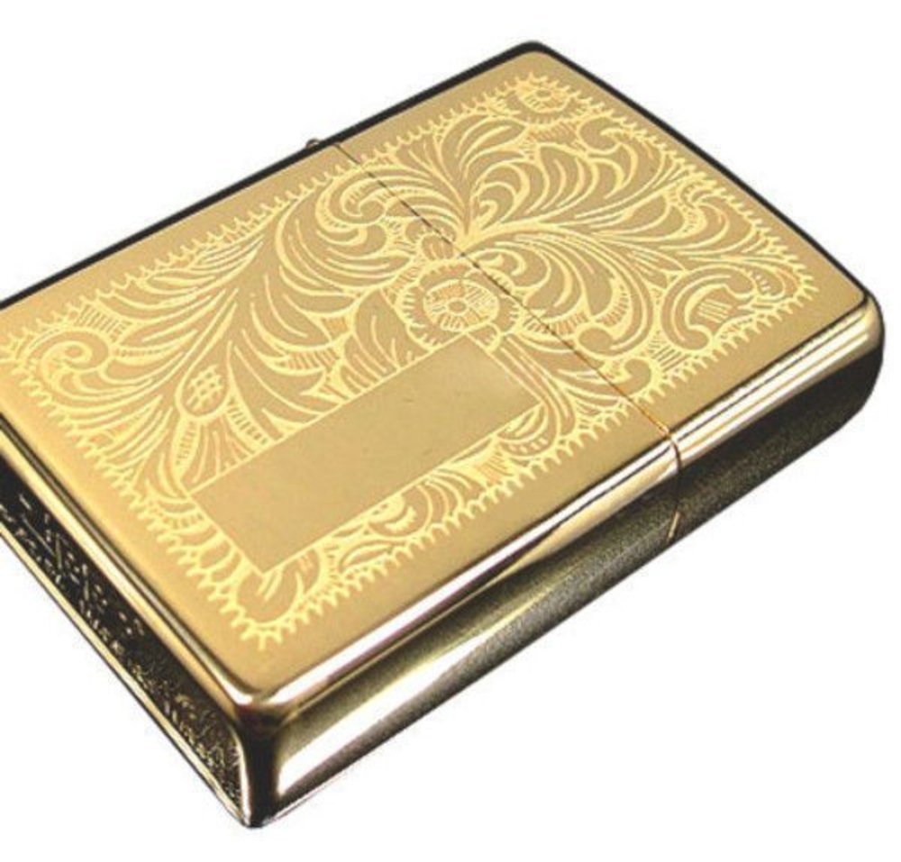 Zippo Venetian, High Polish Brass Lighter #352B