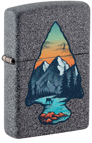 Zippo Mountain, Iron Stone Lighter #46007