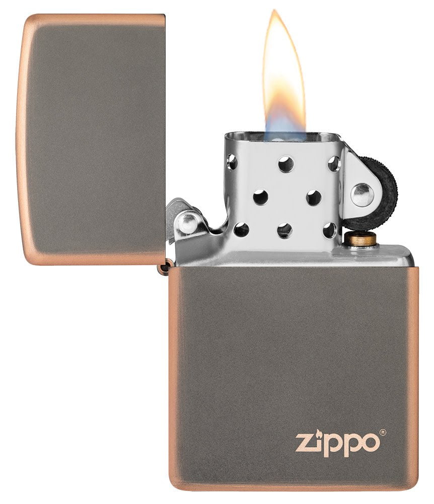 Zippo Classic Rustic Bronze with Logo, Lighter #49839ZL