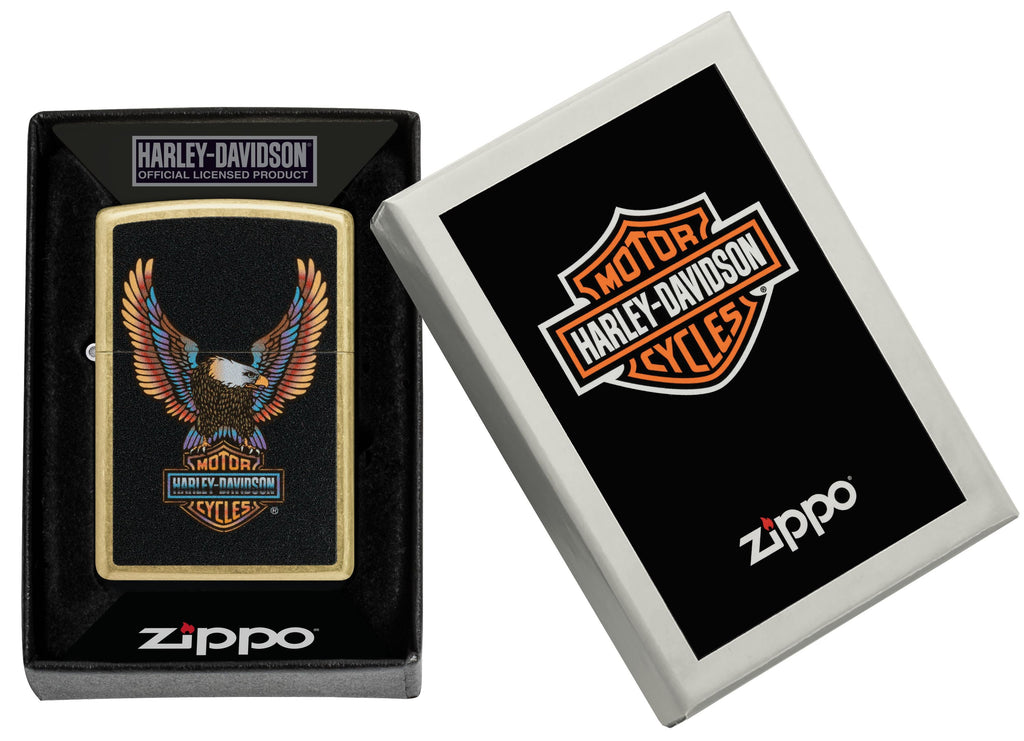 Zippo Harley-Davidson, Street Brass Lighter #46678