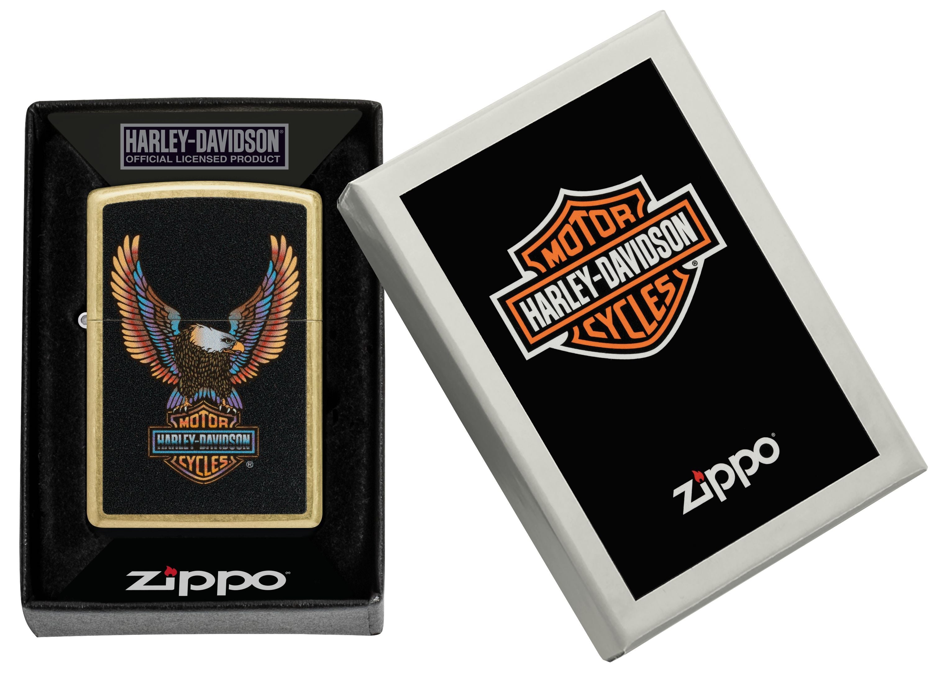 Zippo Harley-Davidson, Street Brass Lighter #46678