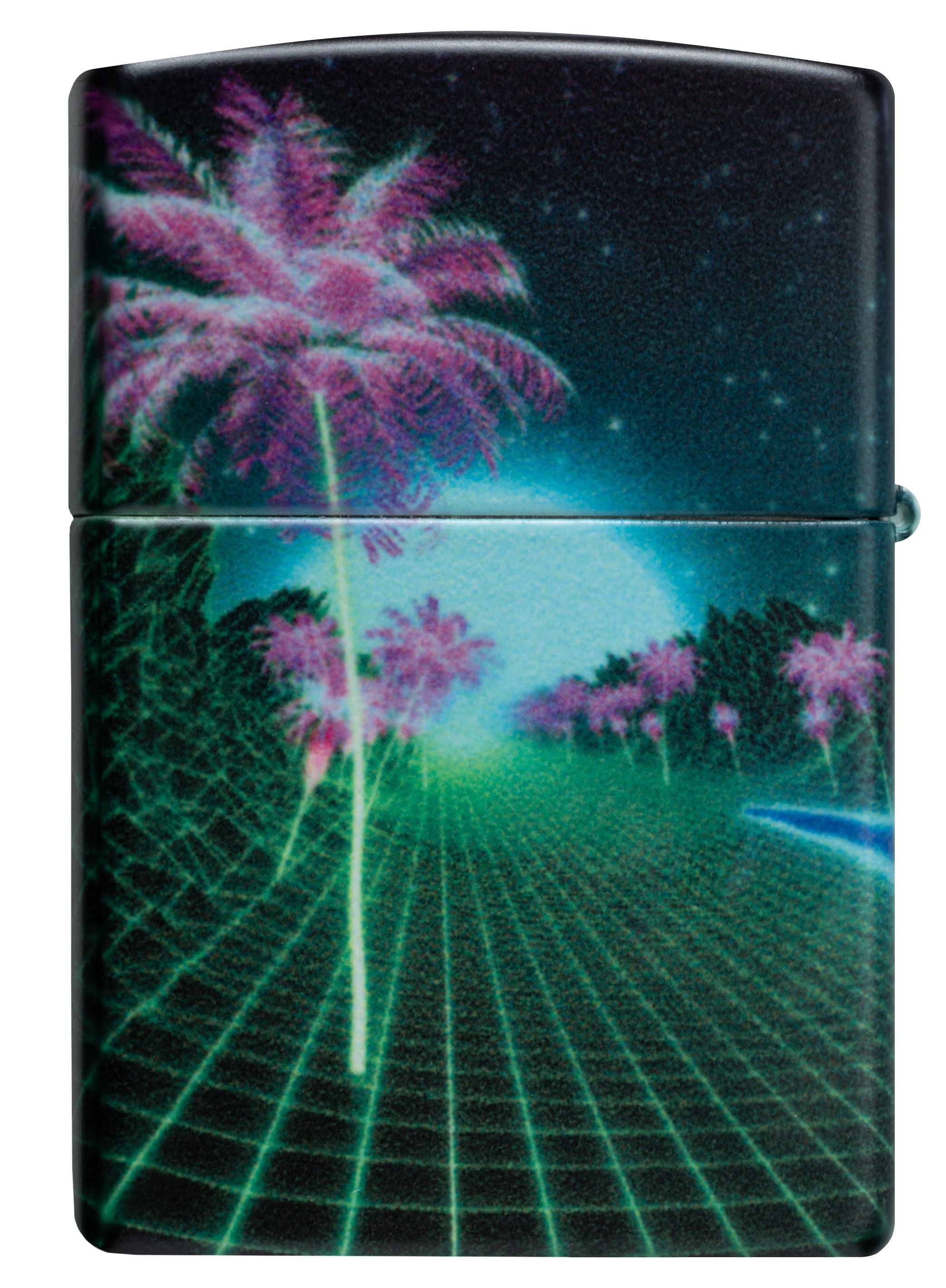 Zippo Cyberpunk Dinosaur 540°, Glow-in-the-Dark Lighter #46701