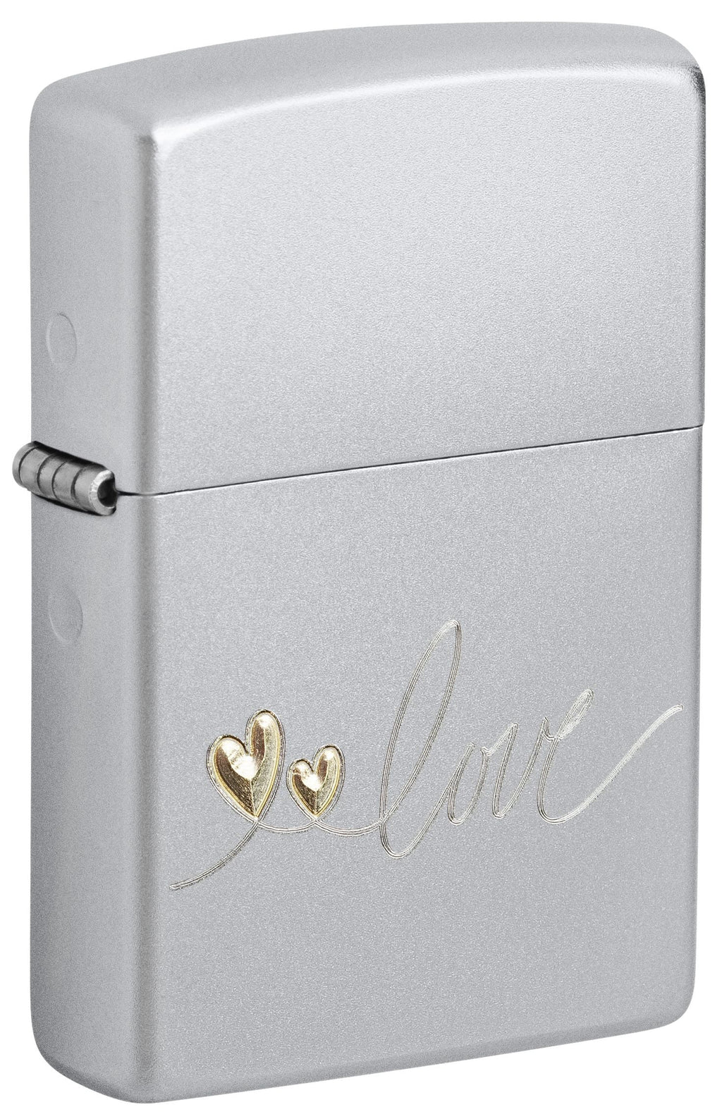 Zippo Love Scripture, Satin Chrome Lighter #48725