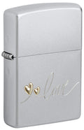 Zippo Love Scripture, Satin Chrome Lighter #48725