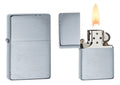 Zippo 1937 Replica w/ Slashes, Brushed Chrome Lighter #230