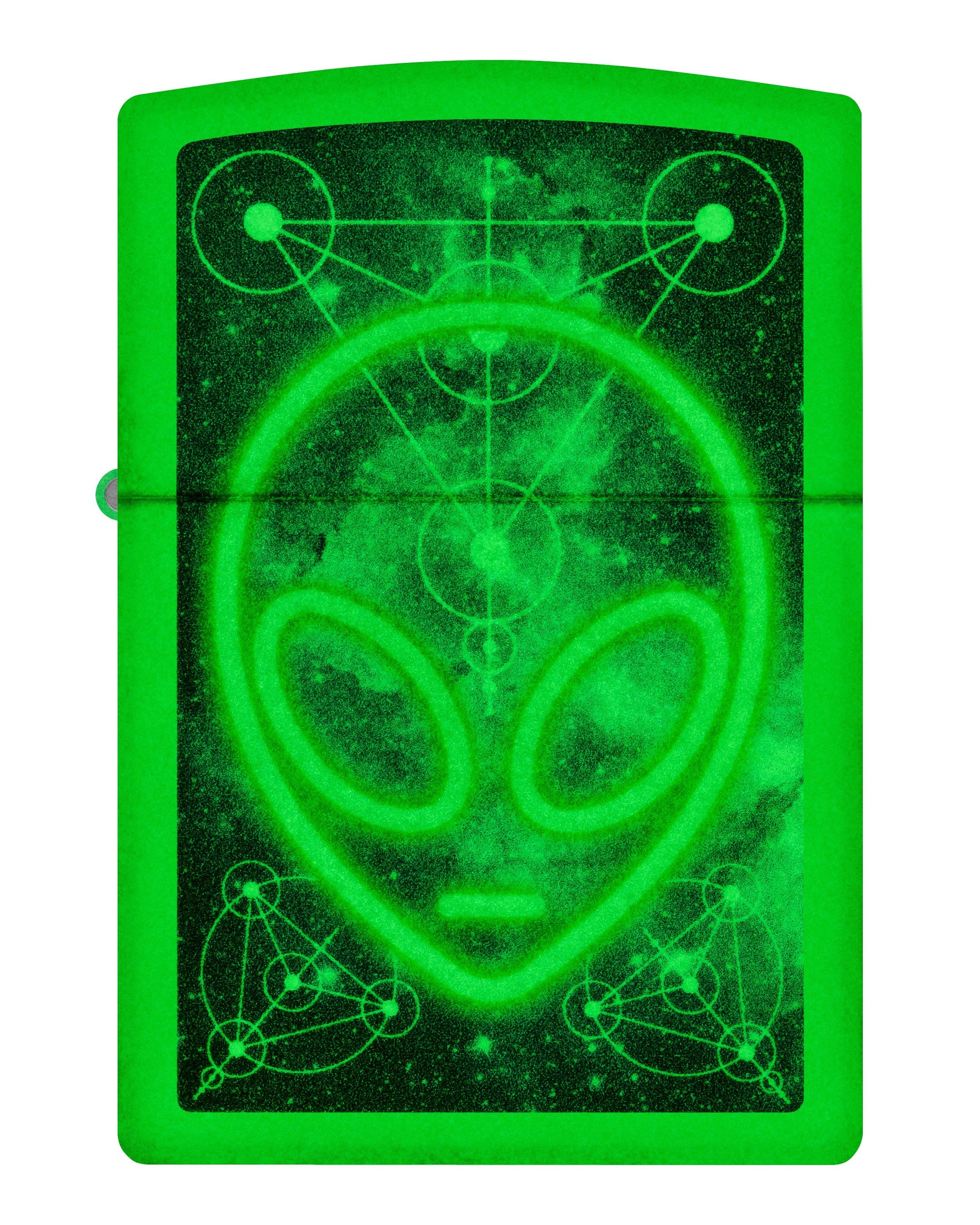 Zippo Alien, Glow-in-the-Dark Lighter #46288